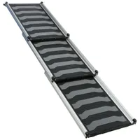 Trixie 3-foldet teleskopisk rampe - L 78 - 175 x B 40 cm