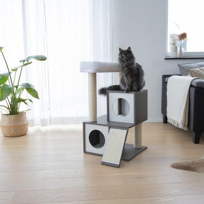 Kerbl Pet klorestativ Flair, hvit/grå