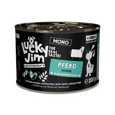 Ekononomipack: Lucky Jim MINI Mono 24 x 200 g