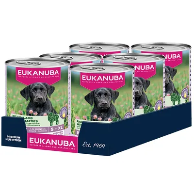 Eukanuba Puppy Rich in lamm med potatis - Sparpack: 24 x 400 g
