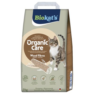 Biokat’s Organic Care Fibres de bois 8 L (env. 3 kg)