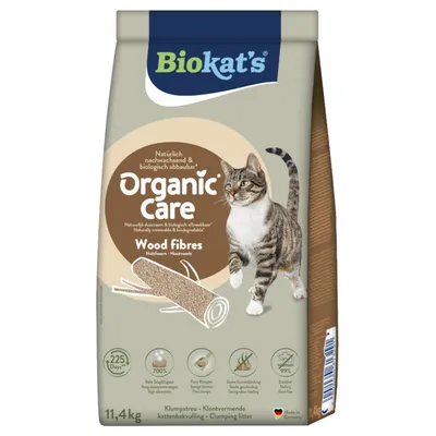 Biokat's Organic Care Wood Fibres Cat Litter - 30l (approx. 11.4kg)