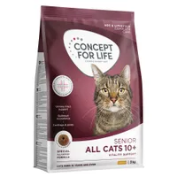 Concept for Life All Cats 10+ - NUEVO: Pack % - 3 x 3 kg