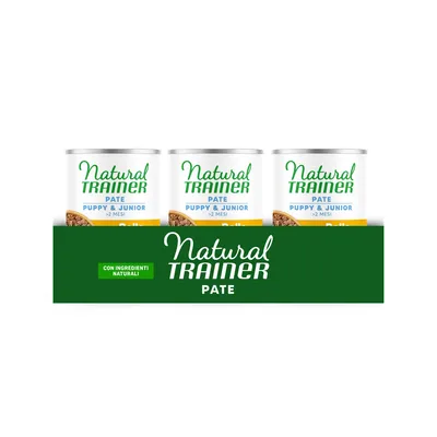 Natural Trainer Pate Puppy & Junior Medium/Maxi con Pollo - 400 g