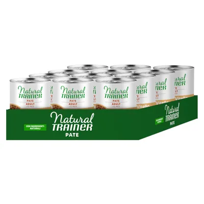Natural Trainer Pate Adult Medium & Maxi 24 x 400 g - con Vitello