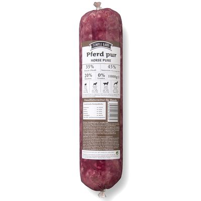 SIMPLE BARF Pferd pur 10 x 1000 g