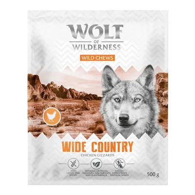 Wolf of Wilderness Hühnermägen "Wide Country" - Sparpaket: 3 x 500 g