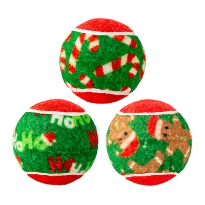 Lot de 6 balles KONG Holiday SqueakAir pour chien Lot de 6 balles KONG Holiday SqueakAir pour chien