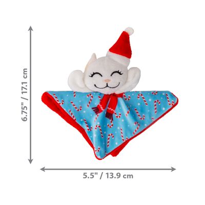 KONG Holiday Crackles Santa Kitty Cat Toy