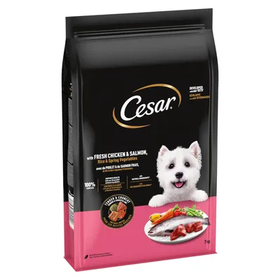 Cesar Adult mit Huhn, Lachs und Gemüse - 7 kg Cesar Adult mit Huhn, Lachs und Gemüse - 7 kg