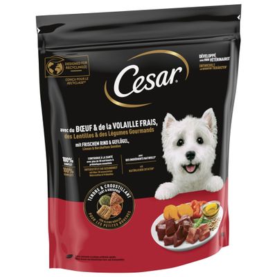 Cesar Adult met rundvlees, gevogelte en groenten