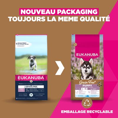 Eukanuba Grain Free Puppy Large & Giant Breed Poisson de mer