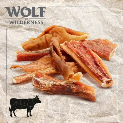 Wolf of Wilderness hovädzia koža "High Prairie" 3 x 500 g