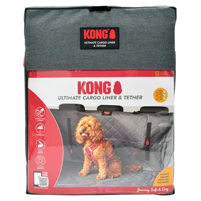 KONG Coprisedile auto con cintura di sicurezza - L 33 x P 32,5 x H 10,5 cm KONG Coprisedile auto con cintura di sicurezza - L 33 x P 32,5 x H 10,5 cm