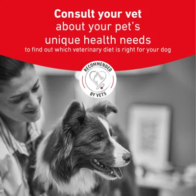 Consult your vet about your pet’s unique health needs to find out which veterinary diet is right for your dog. Recommended by vets.