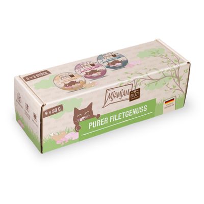 MjAMjAM purer Filetgenuss 9 x 80 g Mixpaket (3 Sorten)