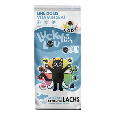 Lucky Lou Adult Poultry & Fresh Salmon - Economy Pack: 2 x 340g
