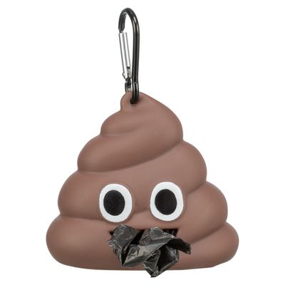 Trixie dispenser för hundbajspåsar, brun - Påshållare inkl. rulle, L 8 x B 5 cm
