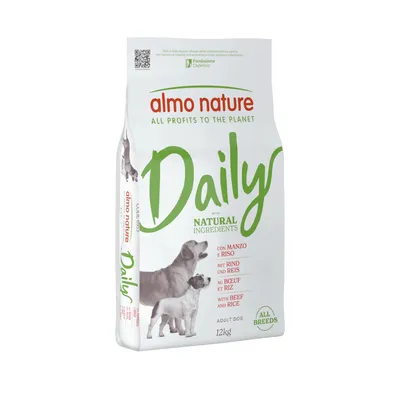 Almo Nature Daily all Breeds Rind & Reis - 12 kg