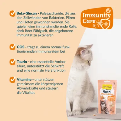 GimCat Nutri Vitamin Bites mit Huhn - 40 g