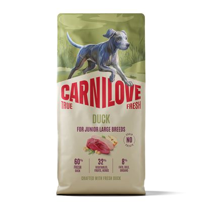 Carnilove True Fresh Junior Large Breeds s kačacím