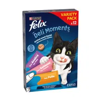 Felix Deli Moments Multipack - Huhn, Lachs & Ente 12 x 10 g