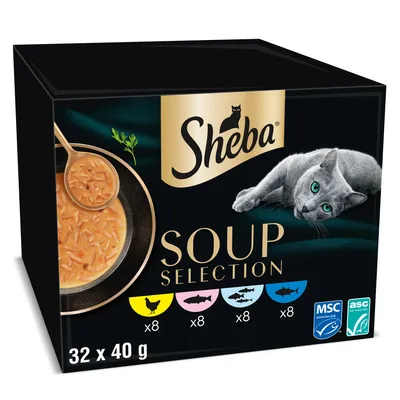 Sheba Soup Selection 32 x 40 g