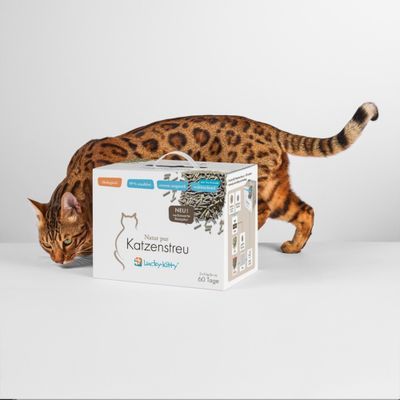 Lucky Kitty stelivo pro kočky "Natur Pur" - Sensitiv