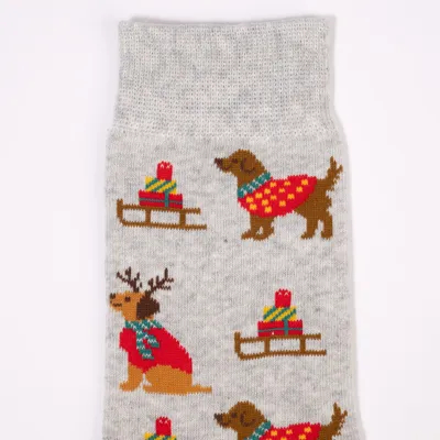 zooplus Exclusive Pet & Parent Weihnachtliche Socken - Für Hundebesitzer - Einheitsgröße (36 - 41 / 1 Paar)