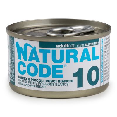 Natural Code Cooking Water lattine 24 x 85 g - Tonno e Piccoli pesci bianchi