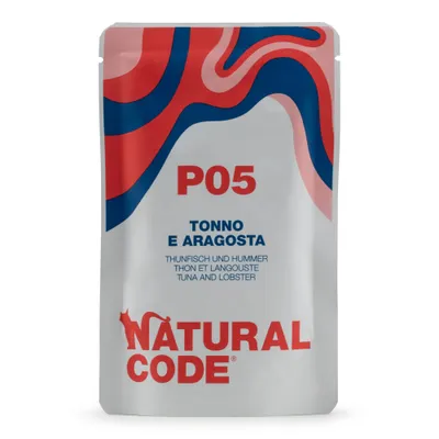 Pack économique Natural Code Soft Jelly Pouch 24 x 70 g - thon et homard