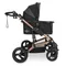 Nomad Tales Calma Pet Stroller, rose gold L 82 x B 65 x H 102 cm / bis 15 kg