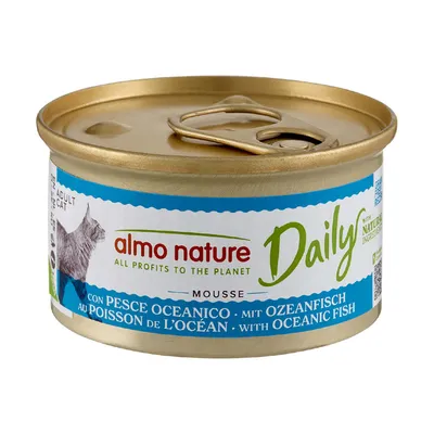 Almo Nature Daily Menu 6 x 85 g - Pěna s mořskou rybou