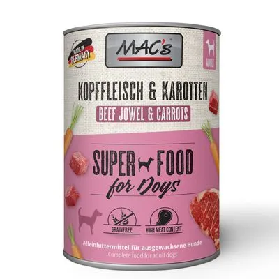 Multipack risparmio! MAC's Adult 24 x 400 g Umido per cani - Tacchino & Mirtilli