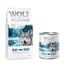 Wolf of Wilderness Kombi-Paket: Adult Trockenfutter + passende Nassfutter 12 kg Blue River - Lachs + 24 x 800 g Blue River - Fisch