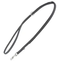 JULIUS-K9® Doppel-Führleine gummiert - 220 cm lang, 20 mm breit, bis max 50 kg