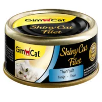 GimCat ShinyCat Kattenvoer 6 x 70 g - Tonijn