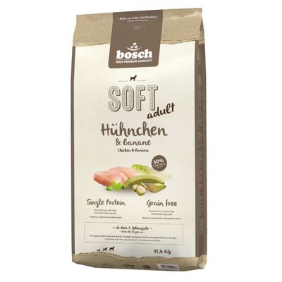 Sparpaket bosch Soft / Plus Soft Hühnchen & Banane (2 x 12,5 kg)