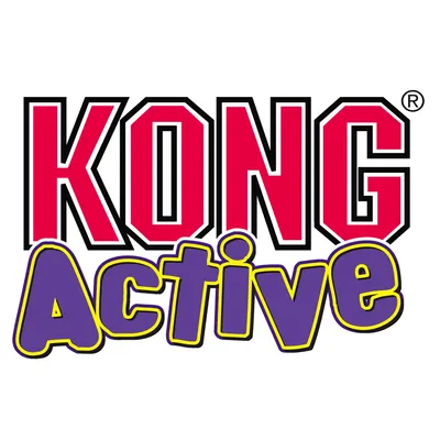 KONG Active. Nome del marchio per giocattoli interattivi per pet.