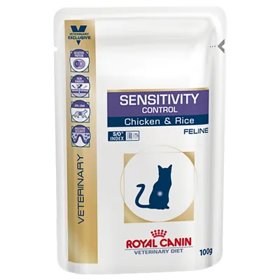 Royal Canin Veterinary Feline Sensitivity Control Chicken with Rice i saus