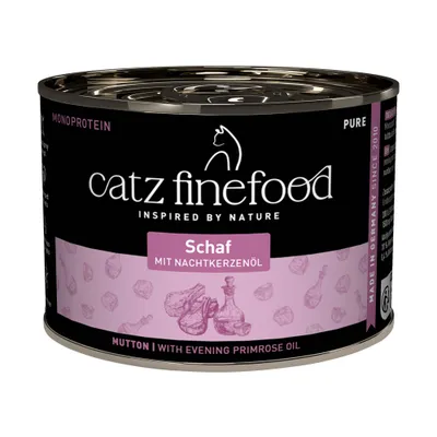Sparpaket catz finefood Purrrr 12 x 200 g - No. 113 Schaf Sparpaket catz finefood Purrrr 12 x 200 g - No. 113 Schaf