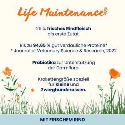 Almo Nature Life Maintenance Adult Rind & Reis Small