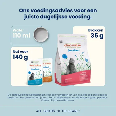 Almo Nature Holistic Sterilised Zalm & Rijst Kattenvoer - Dubbelpak: 2 x 2 kg