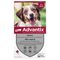 Advantix® chien moyen, de 10 kg à 25 kg 4 mois de protection (4 pipettes)