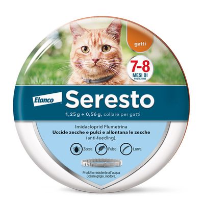 Seresto Collare per gatti antiparassitario Seresto 1,25g + 0,56 g Collare per gatti