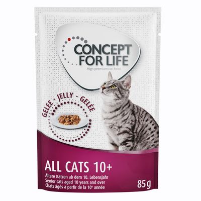 Concept for Life All Cats 10+ - in Jelly 12 x 85 g