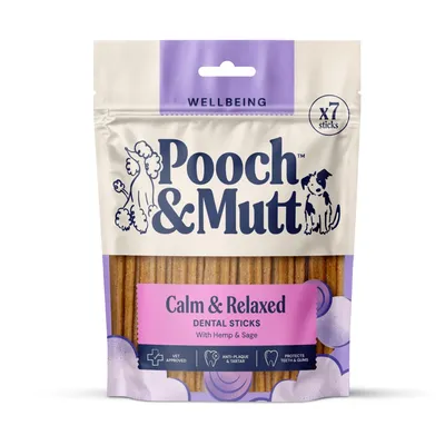 Pooch and Mutt Calming Dental Sticks 251g - 1 x 251g