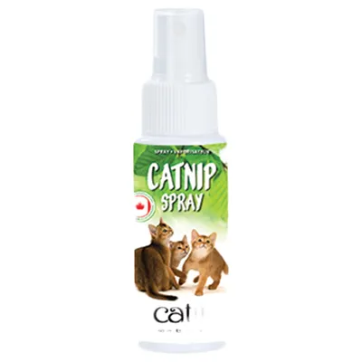 Sparset! 60 ml Catit Senses 2.0 Catnip Spray + Aumüller Baldriankissen Baldini, 2 Stück  - Set: 60 ml Catnip Spray + 2 Stück Baldriankissen Baldini