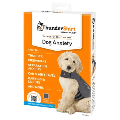 ThunderShirt Dog Anxiety Vest - Grey - S