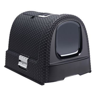 Eco-Friendly Curver Katzentoilette anthrazit